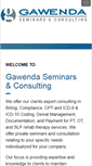 Mobile Screenshot of gawendaseminars.com